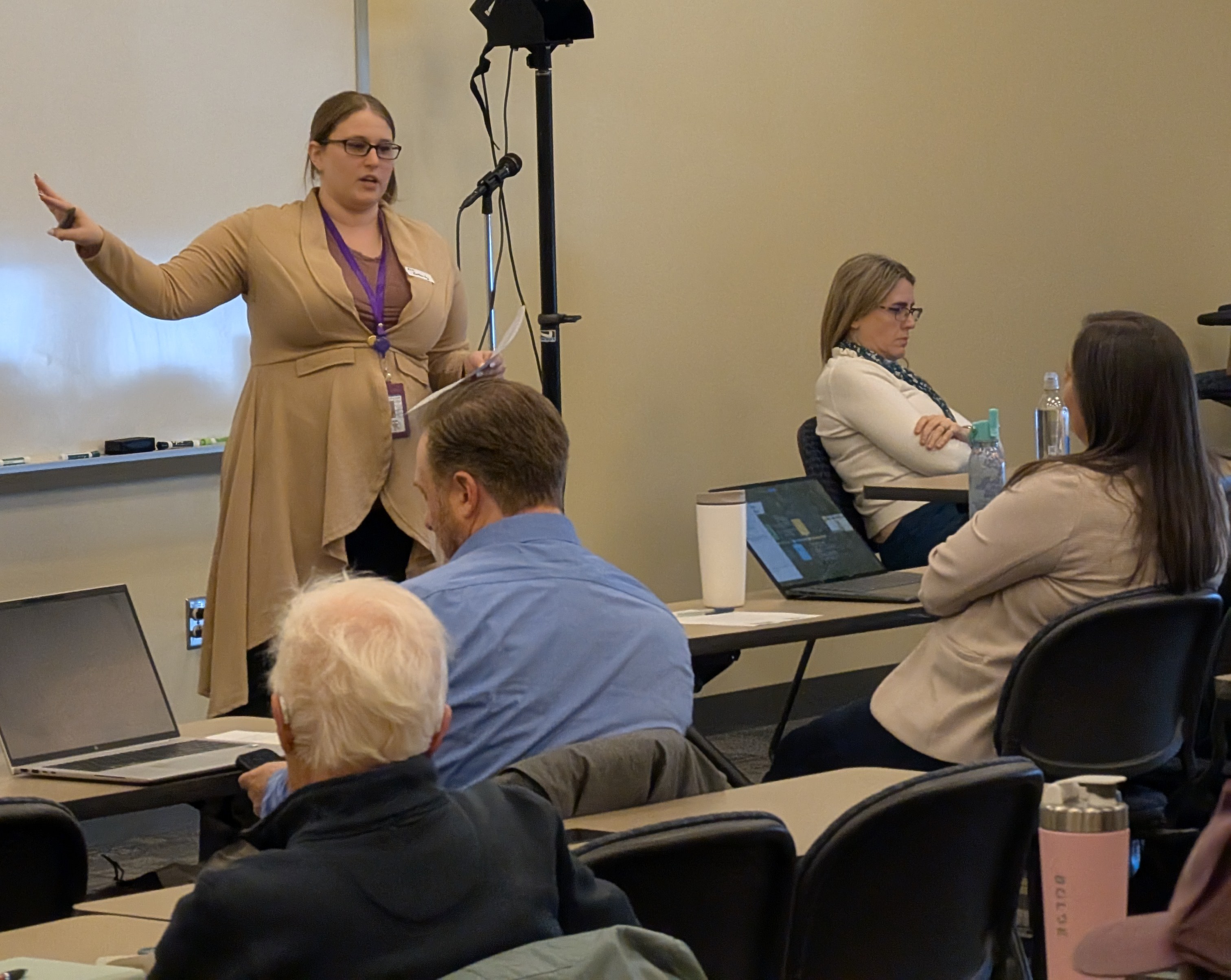 Participants reviewing stewardship best practices
